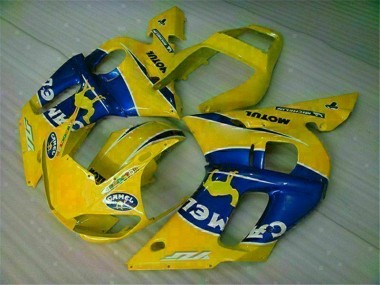 Amarillo Azul ABS Kits Carenado Yamaha R6 98-02