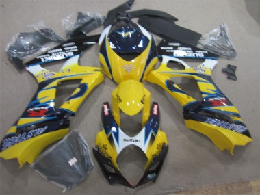 Amarillo Azul Carenado Suzuki GSXR 1000 K7 07-08