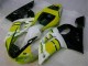 Amarillo Blanco Carenado Yamaha R6 98-02