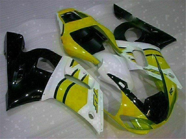 Amarillo Blanco Carenado Yamaha R6 98-02