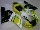 Amarillo Blanco Carenado Yamaha R6 98-02