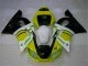 Amarillo Blanco Carenado Yamaha R6 98-02