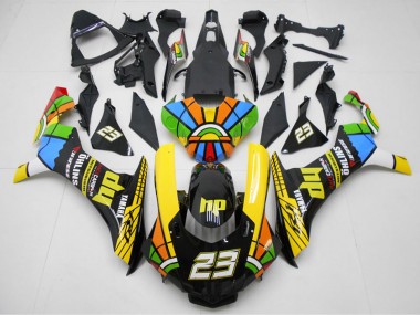 Amarillo Negro 23 Carenado Yamaha R1 15-19