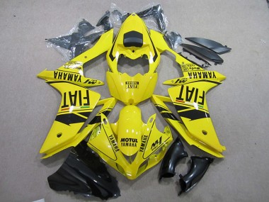 Amarillo Negro Motul Fiat Carenado Yamaha R1 07-08