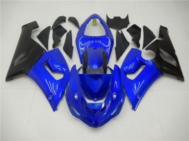 Azul ABS Kits Carenado Kawasaki ZX6R 05-06