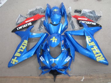 Azul Amarillo Rizla Blanco Motul Carenado Suzuki GSXR 600 K8 08-10