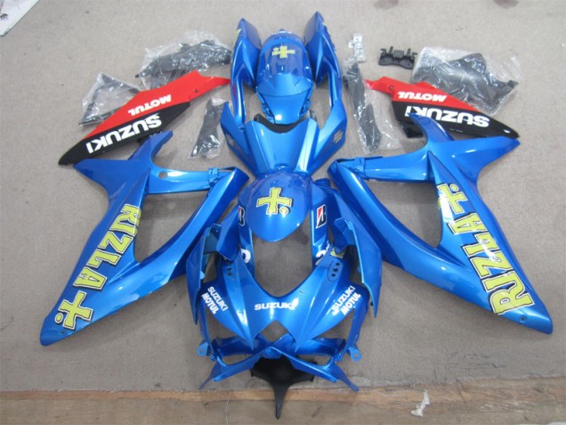 Azul Amarillo Rizla Blanco Motul Carenado Suzuki GSXR 600 K8 08-10