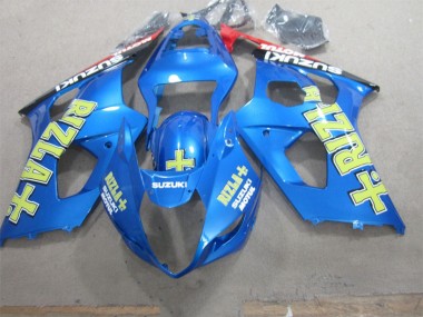 Azul Amarillo Rizla Carenado Suzuki GSXR 1000 K3 03-04