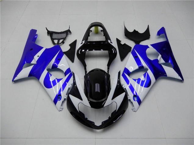 Azul Blanco Carenado Suzuki GSXR 1000 K1 00-02