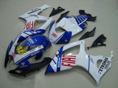 Azul Blanco Fiat 46 Carenado Suzuki GSXR 750 K6 06-07