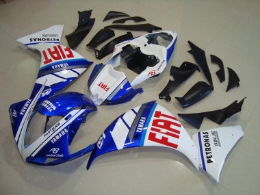 Azul Blanco Fiat Carenado Yamaha R1 12-14