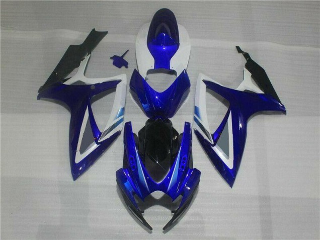 Azul Blanco Kit Completo Carenado Suzuki GSXR 600 / 750 K6 06-07