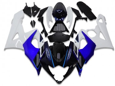 Azul Blanco Kits ABS Carenado Suzuki GSXR 1000 K5 05-06
