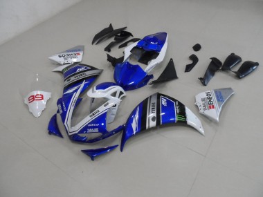 Azul Blanco Kits ABS Carenado Yamaha R1 12-14
