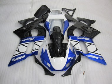 Azul Blanco Negro Carenado Yamaha R6 98-02