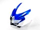 Azul Blanco Plástico Suzuki GSXR 600 / 750 K8 08-10