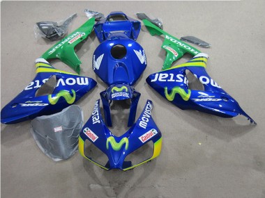 Azul Movistar Castrol Carenado Honda CBR 1000 RR 06-07