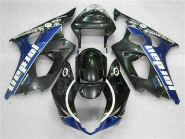 Azul Negro Carenado Completo Suzuki GSXR 1000 K3 03-04