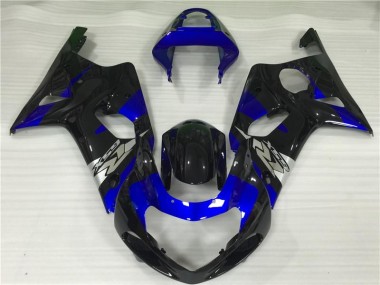 Azul Negro Carenado Suzuki GSXR 1000 K1 00-02