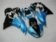 Azul Negro Kit ABS Carenado Kawasaki ZX6R 09-12