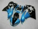 Azul Negro Kit ABS Carenado Kawasaki ZX6R 09-12