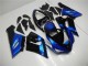 Azul Negro Kits Completo Carenado ABS Kawasaki ZX6R 05-06