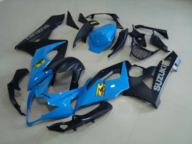 Azul & Negro Mate Carenado Suzuki GSXR 1000 K5 05-06