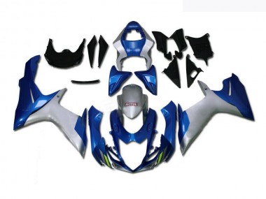 Azul Plata Carenado Suzuki GSXR 600 / 750 K11 11-21