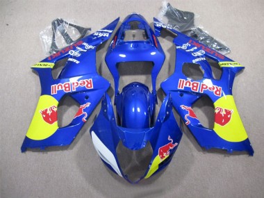 Azul Red Bull Carenado Suzuki GSXR 1000 K3 03-04