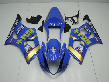 Azul Rizla Carenado Suzuki GSXR 1000 K3 03-04