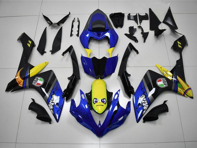 Azul Tiburón Carenado Yamaha R1 07-08