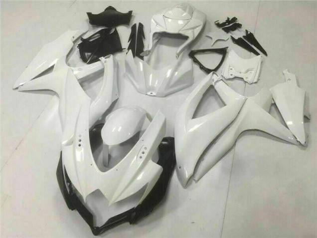 Blanco ABS Kits Carenado Suzuki GSXR 600 / 750 K8 08-10
