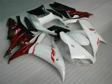 Blanco ABS Plástico Yamaha R1 02-03