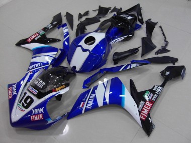 Blanco Azul Carenado Yamaha R1 07-08