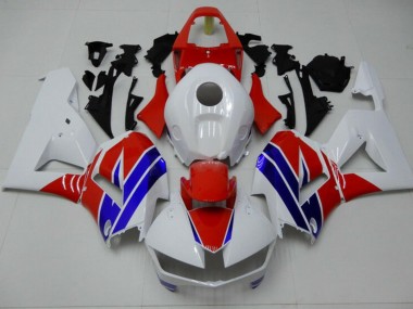 Blanco Azul Rojo Carenado Honda CBR 600 RR 13-21