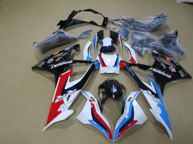 Blanco Azul Rojo Negro Carenado BMW S1000RR 19-21