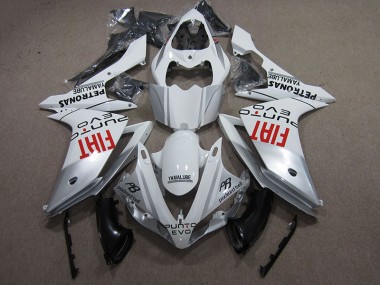 Blanco Fiat Carenado Yamaha R1 07-08