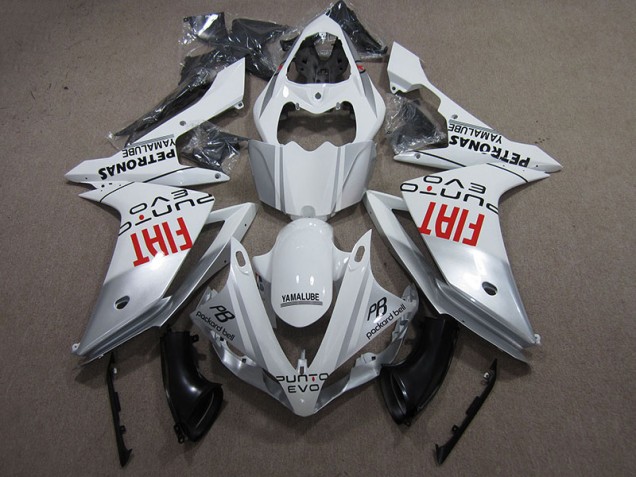 Blanco Fiat Carenado Yamaha R1 07-08