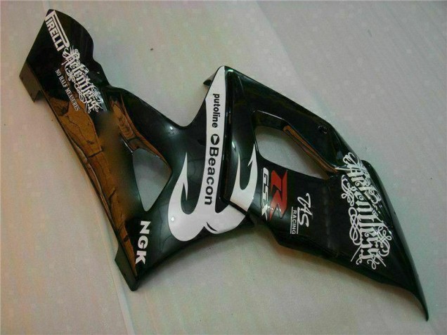 Blanco Negro Kit Carenado Suzuki GSXR 1000 K5 05-06
