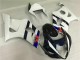 Blanco Negro Kits Carenado Suzuki GSXR 1000 K3 03-04