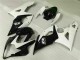 Blanco Negro Kits Completo Carenado ABS Suzuki GSXR 1000 K5 05-06