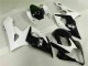 Blanco Negro Kits Completo Carenado ABS Suzuki GSXR 1000 K5 05-06