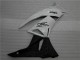 Blanco Negro Ninja Carenado Kawasaki ZX6R 09-12