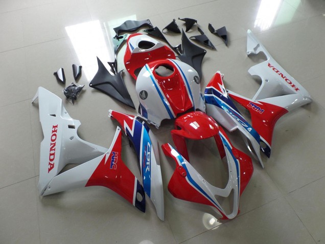 Blanco Rojo Azul HRC Carenado Honda CBR 600 RR 07-08