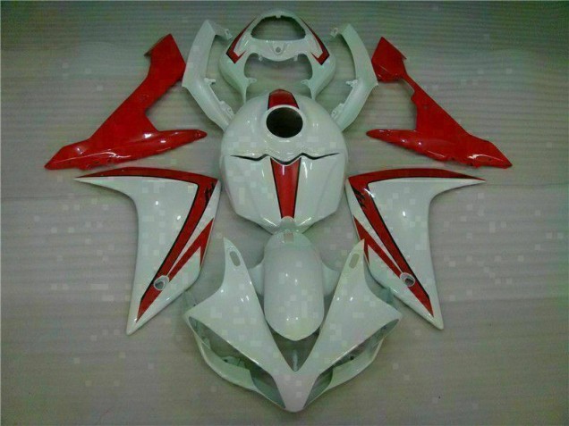 Blanco Rojo Carenado Yamaha R1 07-08