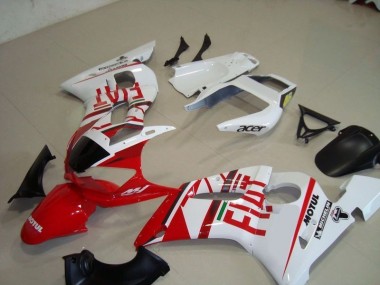 Blanco Rojo Fiat Motul Acer Carenado Yamaha R6 98-02