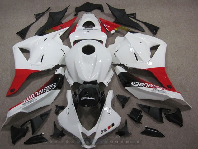 Blanco Rojo Negro Mugen Carenado Honda CBR 600 RR 09-12