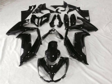 Brillante Negro ABS Kits Carenado Kawasaki EX650 12-16