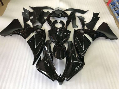 Brillante Negro Kit Completo Carenado Yamaha R1 12-14