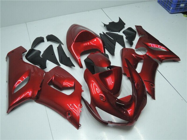 Caramelo Rojo Carenado Kawasaki ZX6R 05-06
